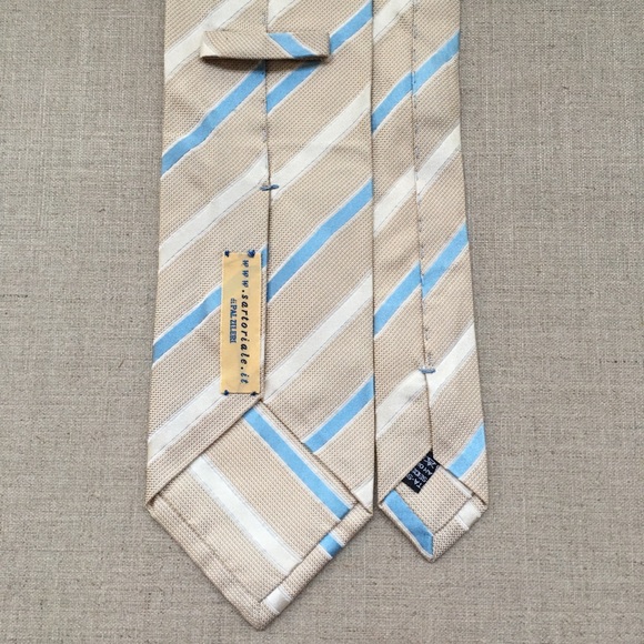 Pal Zileri Multicolour Stripped Tie - Picture 4 of 5